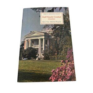 American Geographical Society Gulf South Central States Book Know Your America